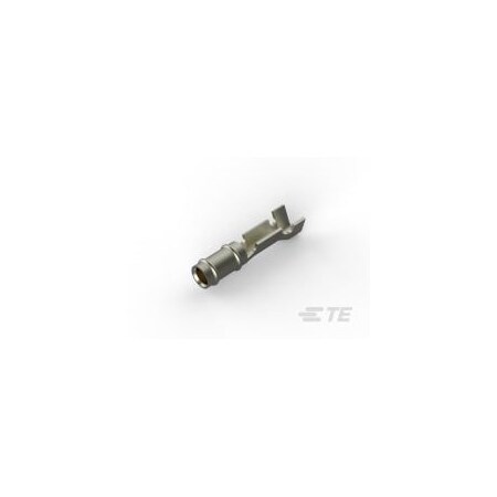 Te Connectivity Pin Terminal, 22 AWG, Bare Insulated, Crimp Termination Only 60983-3
